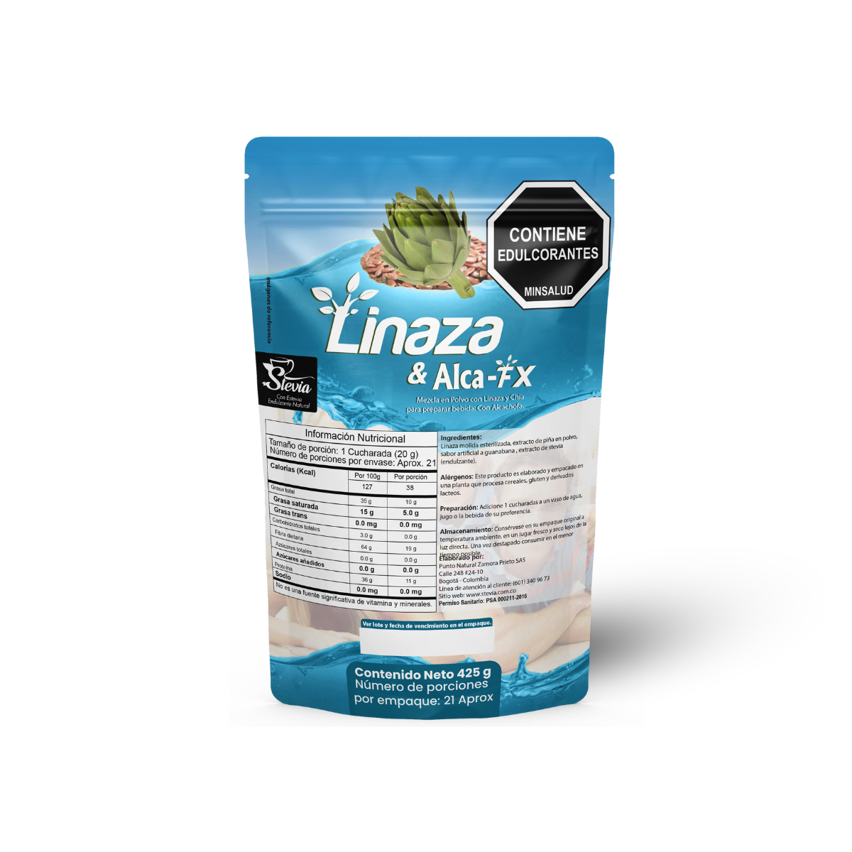 Fibra Linaza & Alcachofa 425 g