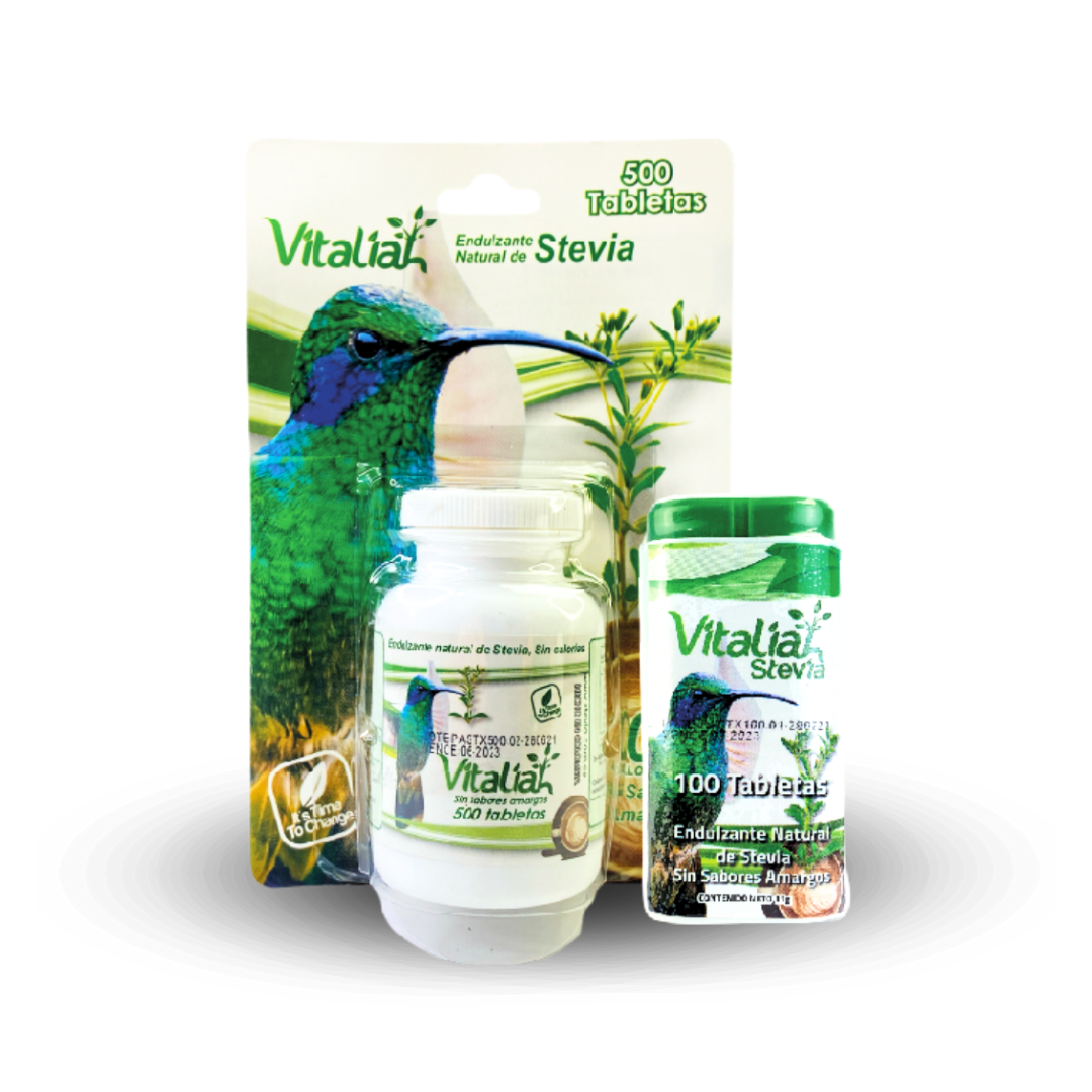 Stevia en 500 Tabletas + 100 (gratis)