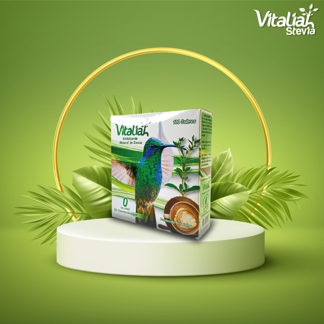 Caja De 100 Sobres Stevia
