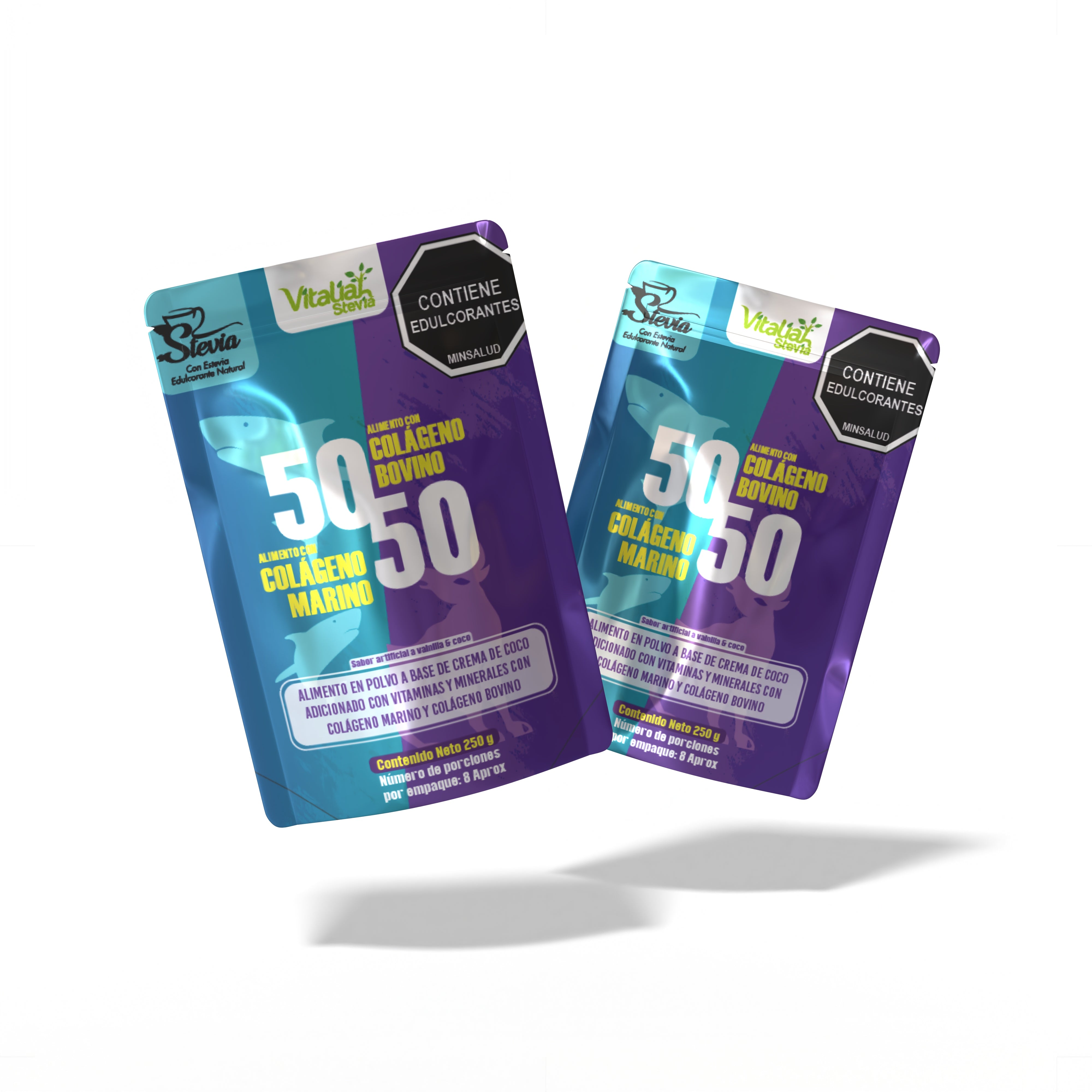 BATIDO COLAGENO 50/50 MARINO Y BOVINO DOYPACK 250 G