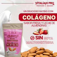 Vitaliah Pro - Colágeno de fresa con leche de almendras tamaño 250G