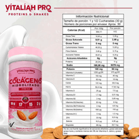 Vitaliah Pro - Colágeno de fresa con leche de Almendras 900g