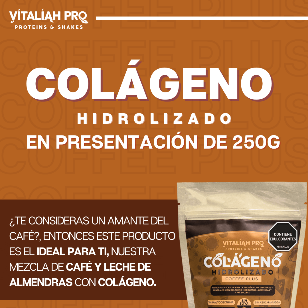 BATIDO COLAGENO COFFEE PLUS DOYPACK 250 G VITALIAH PRO