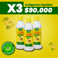 Colágeno líquido sabor a  Maracuyá con aloe vera X600 ml vitaliah colombia