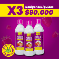 Colagenos Colágeno líquido sabor a Fresa con extractos de aloe vera vitaliah colombia