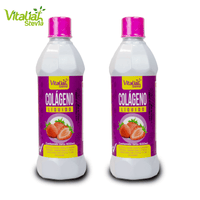 Colagenos COMBO X 2 Colágeno líquido sabor a Fresa con extractos de aloe vera vitaliah colombia