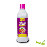 Colagenos UNIDAD Colágeno líquido sabor a Fresa con extractos de aloe vera vitaliah colombia