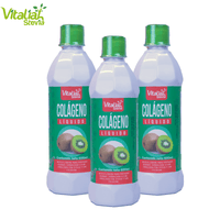 COMBO X3 Colágeno líquido sabor a Kiwi con aloe vera X600 ml vitaliah colombia