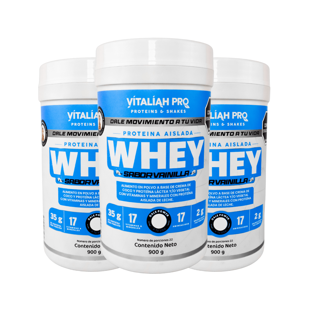 COMBO X3 Vitaliah Pro - Proteína Aislada Whey X900 g vitaliah colombia